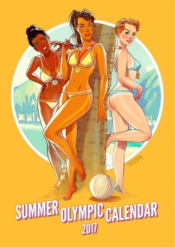 2017 Summer Olympic Pinup Calendar