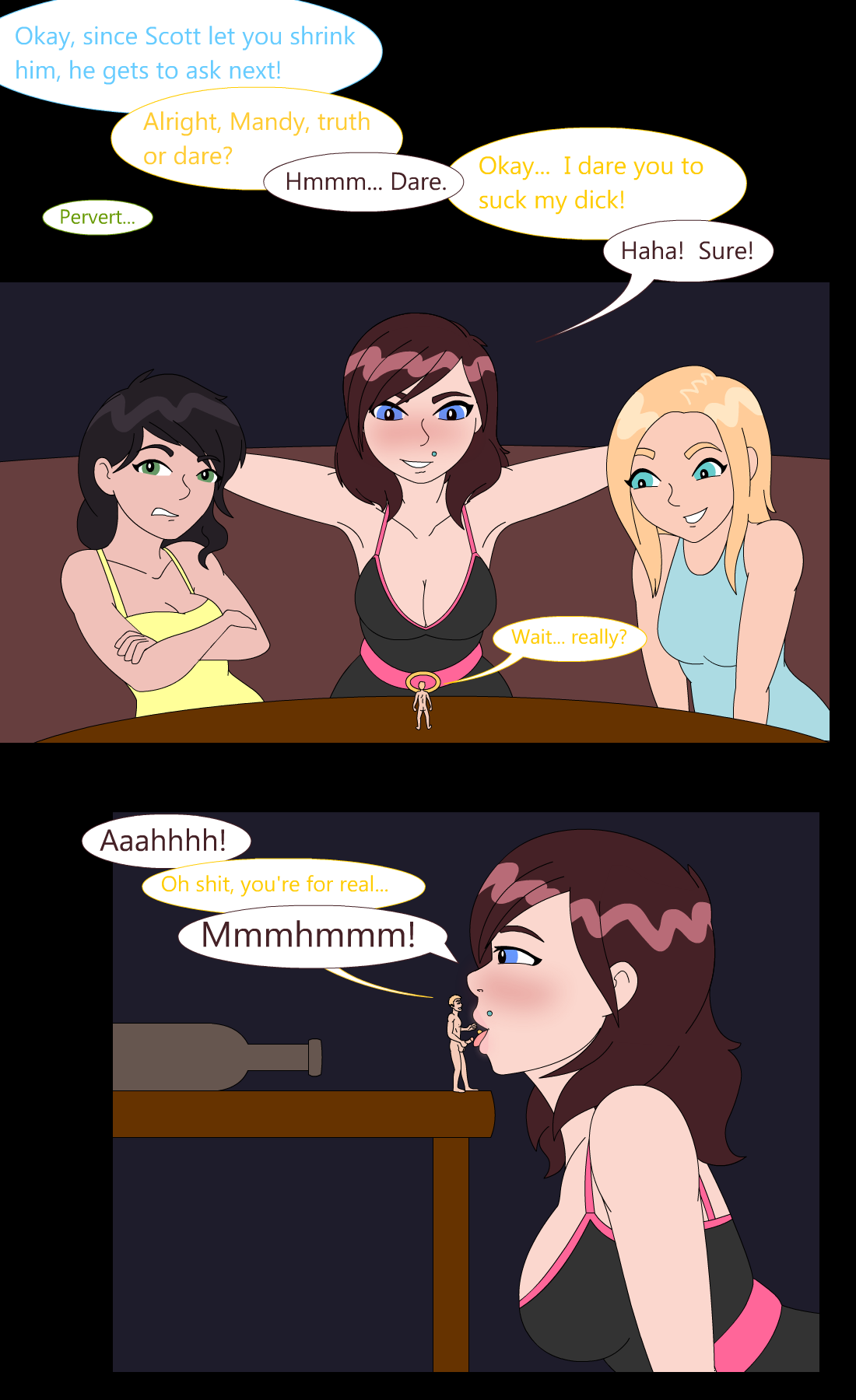 Truth Or Dare Porn Captions - Truth or dare - Page 1 - HentaiRox