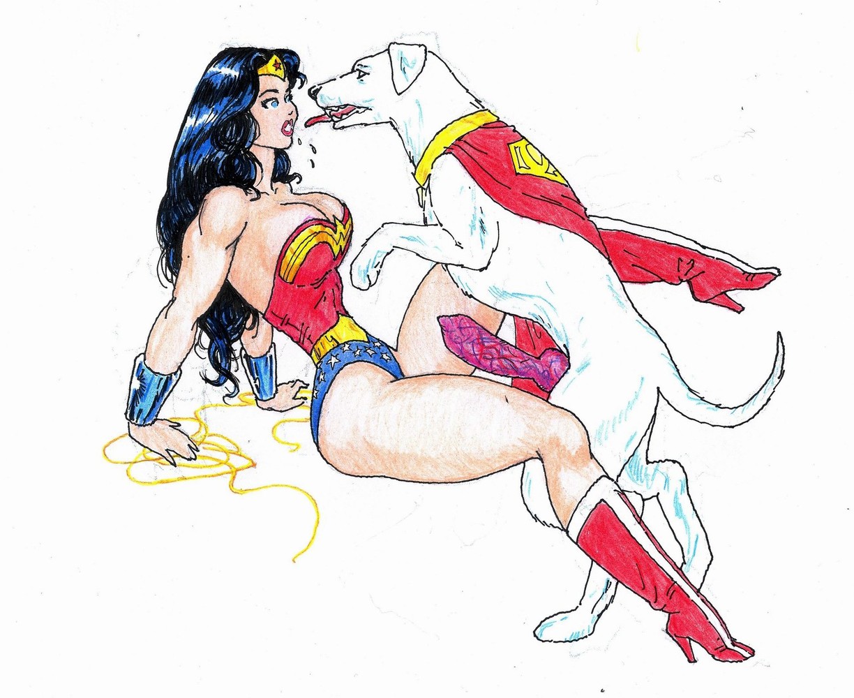 Wonder woman and Krypto page 1 full.