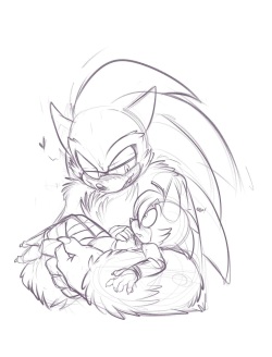 Pregnant Kayla & Sonic the Werehog