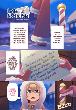 Invite to North Pole ~ by Ern