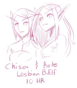 Chisa & Aete - Lesbian Blood Elves 10hr