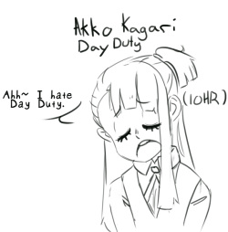 Akko Kagari Day Duty