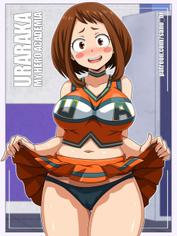 Ochako Uraraka  Cheerleader by Sano-BR